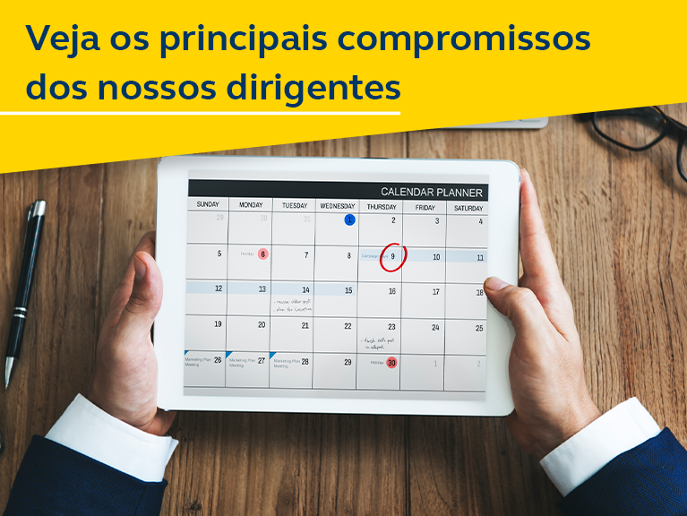 Veja os compromissos dos nossos principais dirigentes