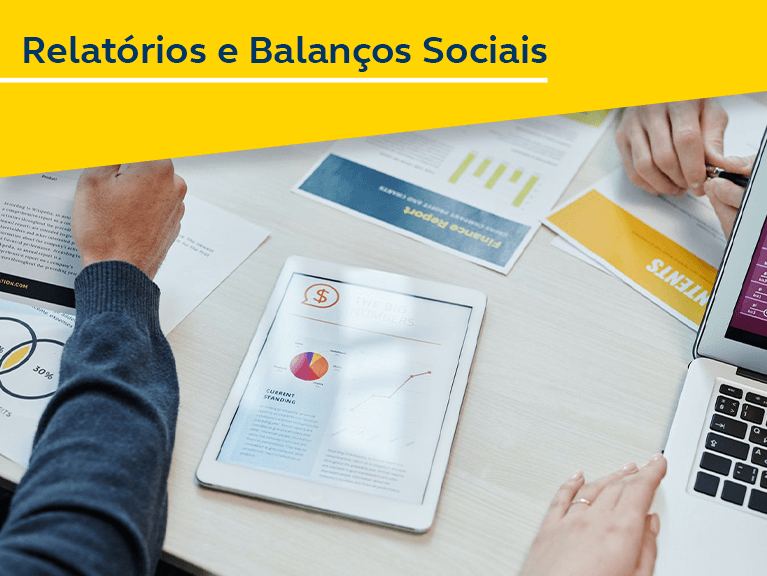 Banner Relatórios e Balanços Sociais mobile