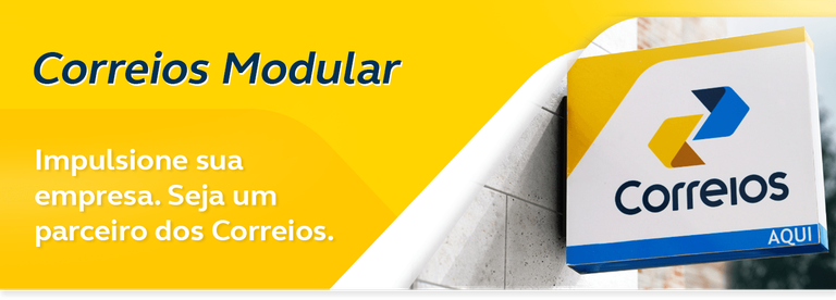 Correios Modular - Impulsione sua empresa. Seja um parceiro dos Correios.