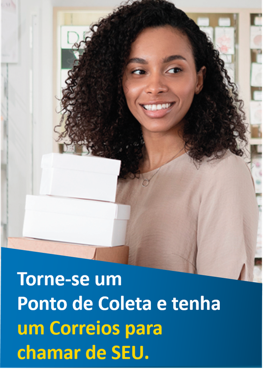 Torne-se um ponto de coleta dos correios