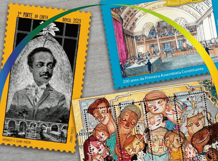 Imagem de diversas artes de selos 