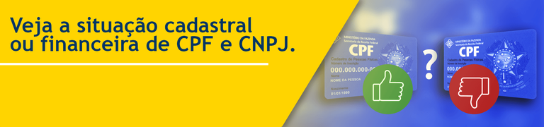 Banner Consulte Restrição CPF ou CNPJ desktop