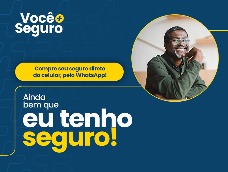 Você Mais Seguro - Senhor sorrindo