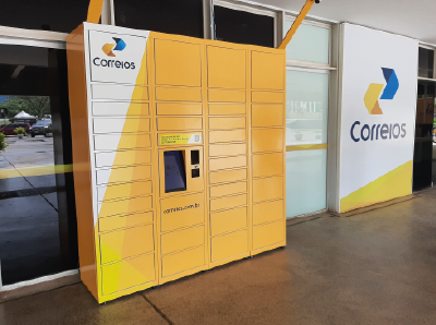 imagem de um locker dos correios