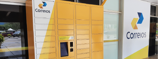 imagem de um locker dos correios
