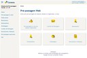 Pré postagem web a vista