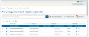 Pré-postagem à vista de objetos registrados