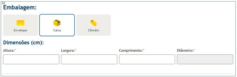 Dados do objeto
