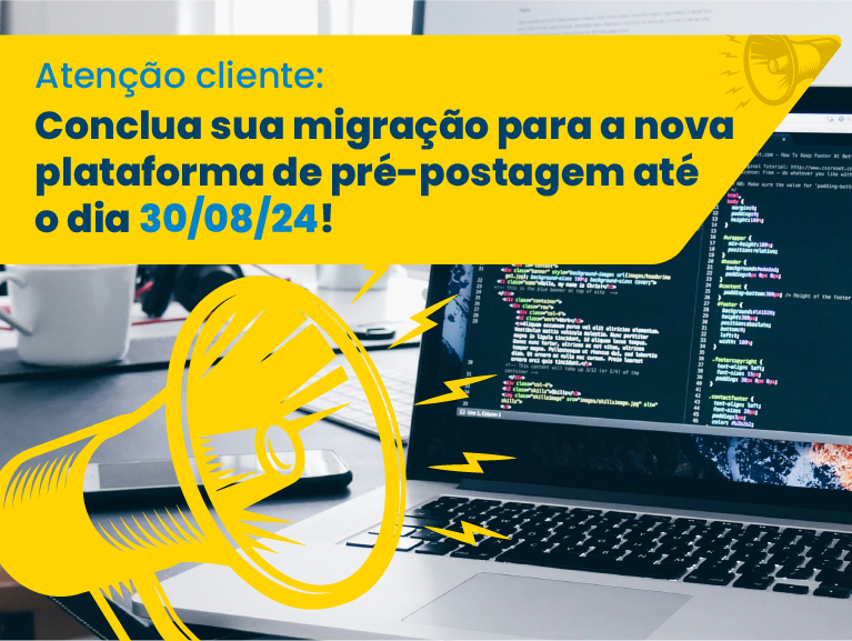 Cliente com contrato: Conclua sua migração para as novas APIs preço, prazo e rastro