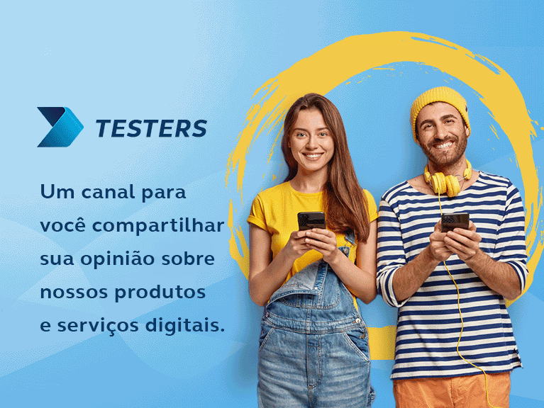 Um canal para você compartilhar sua opinião sobre nossos produtos e serviços digitais