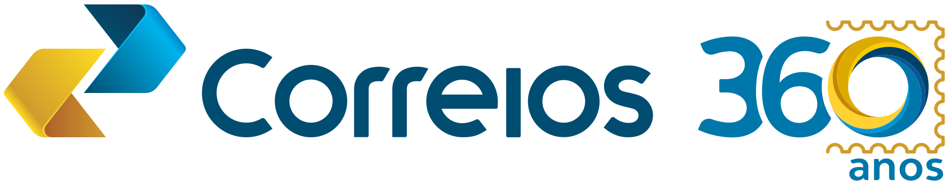 Imagem com o logo dos Correios
