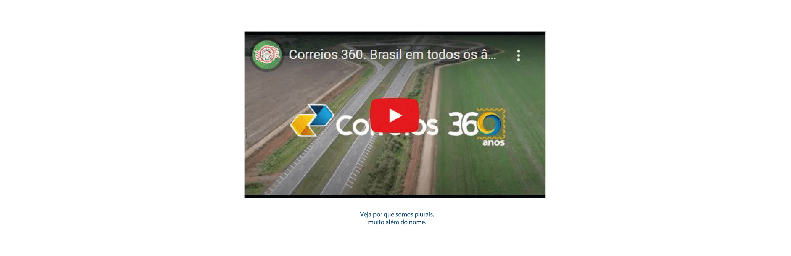 Acesse o Vídeo Correios 360 anos