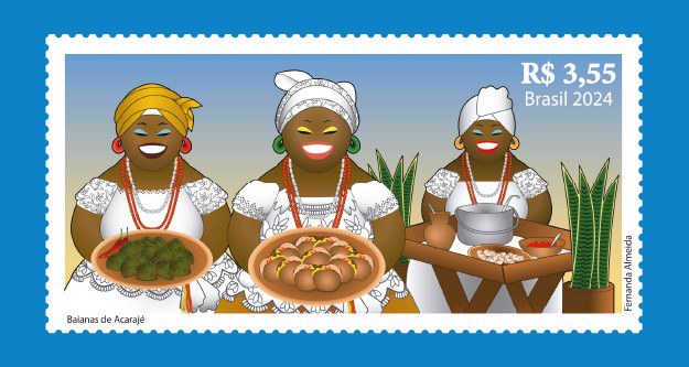Selo Postal Especial Baianas de Acarajé