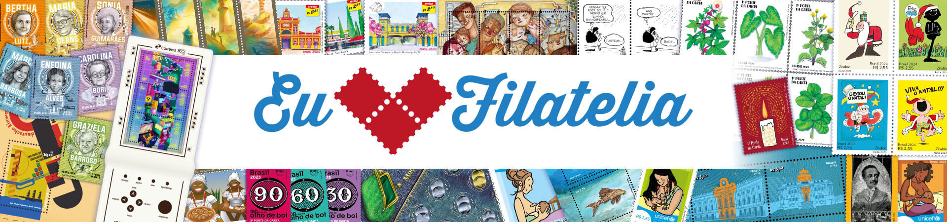 Banner - Eu amo a Filatelia - Desktop