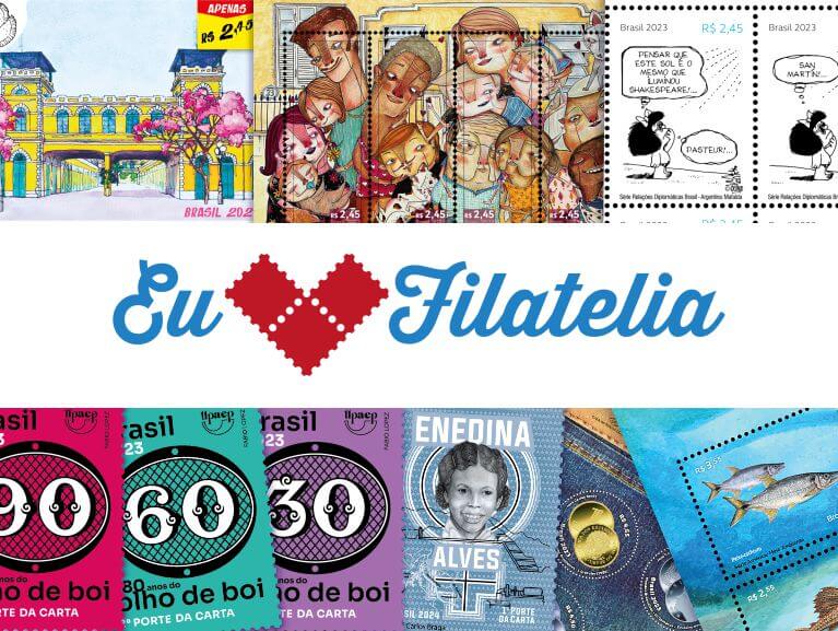 Banner - Eu amo a Filatelia - Mobile