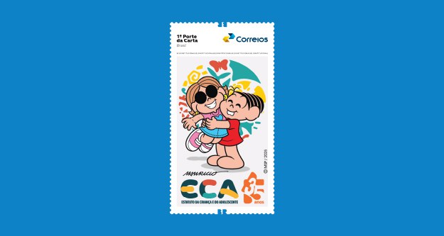 Selo Postal Institucional 35 Anos do Estatuto da Criança e Adolescente - ECA