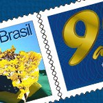 Imagem de dois selos unidos por um picote