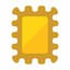 icone selo amarelo