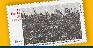 Imagem do selo movimento populares 200 anos da independência