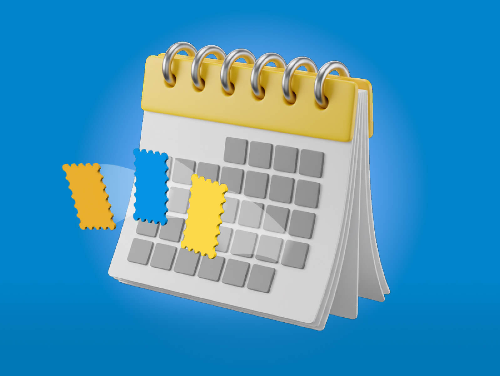 desenho de um calendário