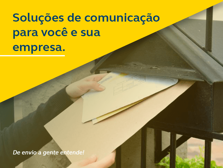 Correspondências sendo deixadas em caixa de correio - Soluções de comunicação para você e sua empresa.