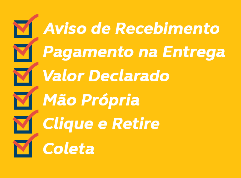 Imagem e Texto - Personalize sua Encomenda com os Serviços Adicionais