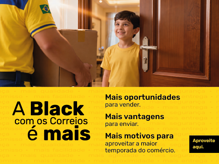 A Black com os Correios é mais!