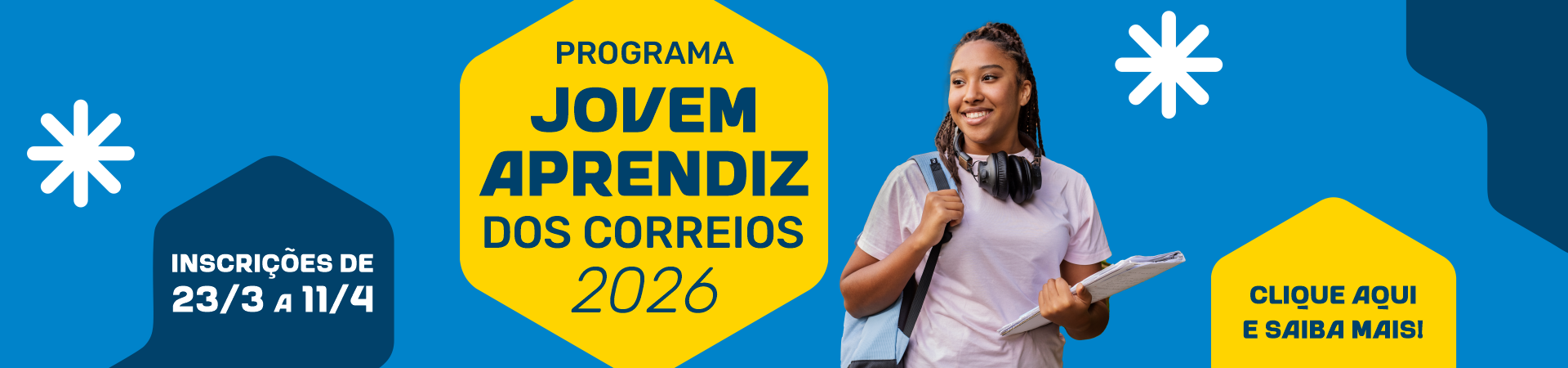 Jovem Aprendiz dos Correios 2026