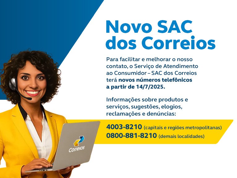 Novo SAC dos Correios