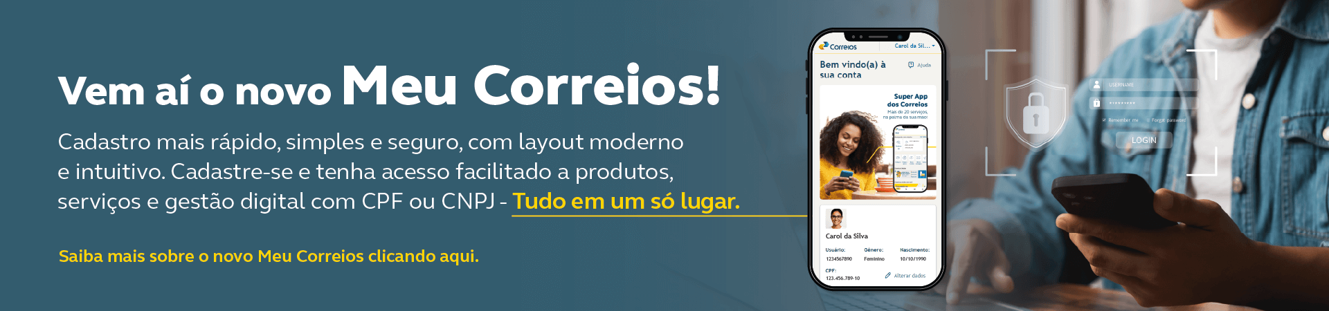 Vem aí o novo Meu Correios