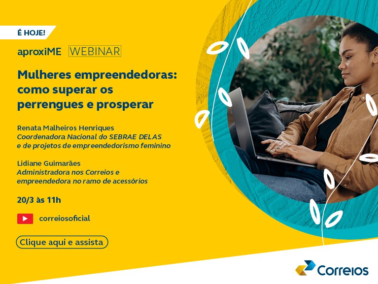 Aproxime - Webinar: Mulheres empreendedoras: Como superar os perrengues e prosperar