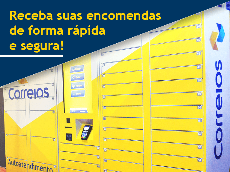 Receber suas encomendas de forma rápida e segura! - Foto do Locker (armário inteligente)